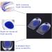 Breathable Silicone Heel Cups - 2-Piece Gel Insoles for Height Increase | Arch Support & Plantar Fasciitis Relief for Men and Women - Buy Online on GoSupps.com