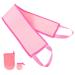 Beavorty 1 Set Back Tanning Applicator Lotion Self Tanning Back Applicator Kit Tanning Mitt Applicator Self Tanning Applicator Kit Self Tanning Mitt Body Pink Sunscreen Flocking Miss