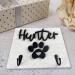 Lilancer Dog Lead Holder for Wall Personalised| Dog Hooks Custom Name Breed Decorative for Wall Cute Housewarming Gifts for Dog Owner (Style 3 - Dog paw Print 5.7x9 in) 5.7x9 in Style 3 - Dog Paw Print - Buy Online on GoSupps.com