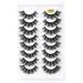KOKAY Russian Strip Lashes 8 Pairs DD Curl Reusable Faux Mink 3D Fake Eyelashes - Waterproof & Fluffy - Gift Set (K001 15MM) - Buy Online on GoSupps.com