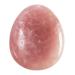Manekieko Natural Strawberry Quartz Water Drop Chakra Thumb Worry Stone Stress Relax Healing Reiki Crystal Pocket Palm Stones