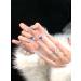 Temperament-enhancing manicure dreamy love sticking diamond three-dimensional trapezoidal explosion flash pure desire wind long hand-worn armor.(XS) - Buy Online on GoSupps.com