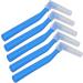 Braces Interdental Brushes - L-Shaped 5 Pack | Effective Cleaning & Plaque Removal for Dental Care - Blue - Buy Online on GoSupps.com