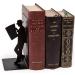 Buy Balvi The Reader Black Metal Bookend - Unique Design for Book Lovers | International Shipping Available - Buy Online on GoSupps.com