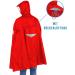 HOCK Premium Bicycle Rain Poncho - 100% Waterproof Ventilated Rain Gear for Men & Women - Super Interniko L Red/Silver - Buy Online on GoSupps.com