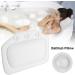 Wifehelper Soft Foam Spa Bath Pillow with Suction Cups - Head, Neck, and Back Support - Fits Any Tub - White - Buy Online on GoSupps.com