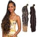 Just Another One French Curly Braiding Hair for Box Braids 22 Inch Loose Wave Synthetic Braiding Spiral Curl Braids Crochet Hair Ombre Silk For Braiding Womens Girls & unisex Dark Brown - Buy Online on GoSupps.com