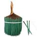 Cowee Wired Wood Picks 4'' Package of 50 .20 oz Professional Floral Stem Supports Dk Green (50 4 INCH) 50 4 INCH