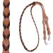 Martin Saddlery Latigo Barrel Reins with Colored Laces - Chocolate - Buy Online on GoSupps.com
