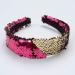 NUOBESTY Reversible Sequin Headband Color Changing Flip Sequin Hair Band Glitter Sparkly Headband Magic Alice Hair Accessories for Girls Teens Kids Women (Red and Gold) - Buy Online on GoSupps.com