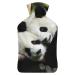 Hot Water Bottle With Lid Animal Panda Rubber Hot Water Bag For Pain Relief Cramps Foot Warmer Hot And Cold Therapy
