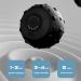 Buy Brrnoo Vibrating Massage Ball - 5 Gears Deep Tissue Massager for Fitness & Yoga - Black Mobility Roller for Ultimate Relaxation - Buy Online on GoSupps.com