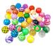Flummis 40PCs flummi 30mm rubber balls rubber ball children flummy large ideal as a souvenir or souvenir for children's birthday (Random Color)
