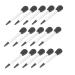 Mikinona 20pcs Eye Shadow Brush Lip Brush Dual Sided Eyeshadow Brush Eyeshadow Brush Sponge