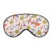 LynaRei Sleeping Mask Modern Floral Sleep Eye Mask Blindfold with Adjustable Strap Soft Eye Cover for Blocking Out Lights Style-5