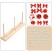 Ackitry Wooden Bow Maker for Ribbon - Create Beautiful Gift Bows, Hair Bows, Wreaths, and Crafts with Twist Ties and Instructions - Buy Online on GoSupps.com