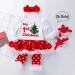 Winmany Newborn Baby Girls Christmas Romper Tutu Dress Set 0-3 Months with Headband, Leg Warmer, and Shoes - Buy Online on GoSupps.com