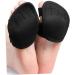 FOMIYES 2 Pairs Five Finger Half Socks | Comfortable Anti-Slip Forefoot Cushions Black 12x10.5cm - Ideal for All-Day Comfort - Buy Online on GoSupps.com