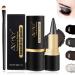 Ayky Long Wear Gel Eyeliner Natural Black Eyeliner Cream Waterproof Rationalu Gel Eyeliner Smokey Eyeshadow Palette Stick Smudge Proof Quick-Drying Matte Create Statement Eye Look (#03)