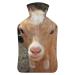White Sheep Hot Water Bottle With Cover Plush Bed Bottle Hand Warmer For Adults And Children 26.5X15.3cm