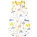 MOEMOE BABY Sleeping Bag 2.5 Tog Baby Sleeping Bag Winter Sleep Bag Cotton Toddler Sleep Sack Sleeveless Wearable Blanket 0-6 month Giraffe S 2.5 Tog Giraffe S ( Length 67 cm) / 0-6 Months