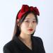 SARTS Double Layered Bow Knot Headband - Red Black Hair Accessories for Women and Girls - Buy Online on GoSupps.com