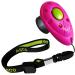 Asco Premium Finger Clicker with an elastic hand loop for clicker training dog cats horses professional-clickers dog training clicker pink ac08fa