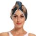 Mother Daughter Nightstars Hair Towel 2 Pack Super Absorbent Hair Drying Towel Quick Dry Hair Turbans Head Towel with Button Twisty Wrap for Women Girls