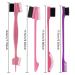 8 Pieces Hair Styling Comb Set for Women - Teasing, Rat Tail, Edge & Back Brushing, Slicking Hair - Edge Control Brush Included - Buy Online on GoSupps.com