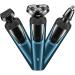 TEMKIN Electric Shaver for Men | 3-in-1 Waterproof Razor USB Rechargeable Rotary Blade & Nose Hair Trimmer | Blue Color - Buy Online on GoSupps.com