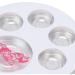 Empty Eyeshadow Plate 5 Grids DIY Refillable Eyeshadow Storage Box for Blush Brow Powder - Buy Online on GoSupps.com