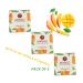 Mango Handmade Natural Bar Soap for Men & Women - Moisturizing Body & Face Soap 3-Pack (7.9 Oz) - Ideal for Healthy Skin - Buy Online on GoSupps.com