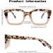 Shop Acme Blue Light Filter Glasses for Men & Women - Large Frame B5 Leopard Milk White 50mm Computer Glasses - Buy Online on GoSupps.com
