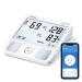 Beurer BM 93 Cardio upper arm blood pressure meter with 1-channel EKG function for recording the heart rhythm recognizes atrial fibrillation and extrasystoles "Beurer HealthManager" app integrated ECG electrodes