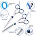 Hair Scissors Owlbbabies Professional Hair Cutting Kit Includes Straight Scissors and Thinning Shears for Men Women Kids Stainless Steel Hair Styling Cutting Shears Set for Barber Salon and Home - Buy Online on GoSupps.com