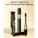 2PCS 4D Silk Fiber Lash Mascara 2 in 1 Mascara For Natural Lengthening And Thickening Effect(Pack of Black) 2pcs Black - Buy Online on GoSupps.com