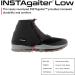 Kahtoola INSTAgaiter Low - Graphite Gaiters for Hiking, Hunting, Trail Running, Mountaineering | Small/Medium - Buy Online on GoSupps.com