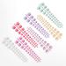 196Pcs Glossy Press on Toenails Set - 7 Colors, 14 Sizes | Solid Color False Toe Nail Tips | Acrylic Toenails with Glue for Nail Art - foreverLily - Buy Online on GoSupps.com