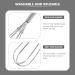 ABOOFAN 7 pi ces Lot de Mini Fouets Acier Inoxydable pour M lange de Teinture Capillaire Outil Coiffure Professionnel et Batteur Manuel Polyvalent pour Salon et Usage Priv  - Buy Online on GoSupps.com