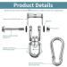 Newtion 1100 LB Capacity Stainless Steel Swing Hangers & Snap Hooks - Heavy Duty Set for Trapeze, Yoga, Hammock - 2 PCS - Buy Online on GoSupps.com
