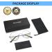 Joopin Blue Light Filter Glasses for Men - Round Metal Frame Gaming & Computer Glasses - Anti-Blue Light A22-Sliber - Buy Online on GoSupps.com