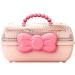 Girl Hair Accessories Organizer - Hair Clip Storage Box | Multipurpose Three-Layer Organizer with Handle for Nail Hair Accessories Sewing Supplies Makeup Art Supply Lvtfco Large Macaron Pink - Buy Online on GoSupps.com