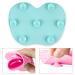 Ranphykx Silicone Makeup Brush Cleaning Mat - Large 9x6.6 Inch Scrubber with Suction Cup - Buy Online on GoSupps.com