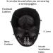 Anyoupin Skull Skeleton Full Face Airsoft Paintball Mask with Gray PC Lenses - M06 Tactical Mask for Halloween, Cosplay, and Masquerade Parties - Buy Online on GoSupps.com