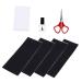 FOMIYES 1 Set Applique Non-Slip Sole Sticker Non-Slip mat Sole Protector Patch Sneaker Sole Mat Rubber Sports Shoes Sole Sticker Sole pad Protector Non-Slip Stickers Black 25X10X1cm