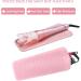 Hair Iron Mat Pouch | Heat Resistant Silicone Mat for Flat & Curling Irons | Portable Travel Cover for Hot Hair Styling Tools (Pink - Buy Online on GoSupps.com