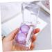 Buy Homsfou 4-Piece Mini Contact Lens Travel Case - Safe & Stylish Containers for Colored Lenses - International Shipping Available - Buy Online on GoSupps.com