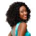 Shop Women's Black Afro Curly Long Wavy Synthetic Wig - Perfect for Cosplay & Anime | 80s Style Brazilian Hair - Buy Online on GoSupps.com