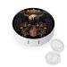 American Bald Eagle Flag Contact Lens Travel Kit Portable Cute Contact Box with Mirror for Daily Outdoor
