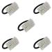 Xiwstar 5Pcs Women's Hair Bands Fashion Crystal Rhinestone Hair Ties Hairties Scrunchies Hair Accessories Ponytail Holder